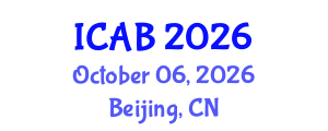 International Conference on Agriculture and Biotechnology (ICAB) October 06, 2026 - Beijing, China International Conference on Agriculture and Biotechnology (ICAB) October 06, 2026 - Beijing, China