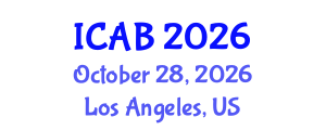 International Conference on Agriculture and Biotechnology (ICAB) October 28, 2026 - Los Angeles, United States International Conference on Agriculture and Biotechnology (ICAB) October 28, 2026 - Los Angeles, United States