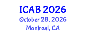International Conference on Agriculture and Biotechnology (ICAB) October 28, 2026 - Montreal, Canada International Conference on Agriculture and Biotechnology (ICAB) October 28, 2026 - Montreal, Canada