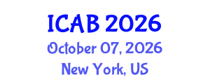 International Conference on Agriculture and Biotechnology (ICAB) October 07, 2026 - New York, United States International Conference on Agriculture and Biotechnology (ICAB) October 07, 2026 - New York, United States