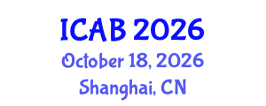 International Conference on Agriculture and Biotechnology (ICAB) October 18, 2026 - Shanghai, China International Conference on Agriculture and Biotechnology (ICAB) October 18, 2026 - Shanghai, China