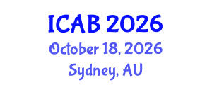 International Conference on Agriculture and Biotechnology (ICAB) October 18, 2026 - Sydney, Australia International Conference on Agriculture and Biotechnology (ICAB) October 18, 2026 - Sydney, Australia
