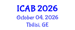 International Conference on Agriculture and Biotechnology (ICAB) October 04, 2026 - Tbilisi, Georgia International Conference on Agriculture and Biotechnology (ICAB) October 04, 2026 - Tbilisi, Georgia