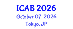 International Conference on Agriculture and Biotechnology (ICAB) October 07, 2026 - Tokyo, Japan International Conference on Agriculture and Biotechnology (ICAB) October 07, 2026 - Tokyo, Japan