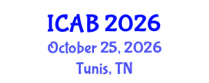 International Conference on Agriculture and Biotechnology (ICAB) October 25, 2026 - Tunis, Tunisia International Conference on Agriculture and Biotechnology (ICAB) October 25, 2026 - Tunis, Tunisia