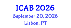 International Conference on Agriculture and Biotechnology (ICAB) September 20, 2026 - Lisbon, Portugal International Conference on Agriculture and Biotechnology (ICAB) September 20, 2026 - Lisbon, Portugal