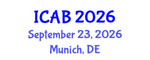 International Conference on Agriculture and Biotechnology (ICAB) September 23, 2026 - Munich, Germany International Conference on Agriculture and Biotechnology (ICAB) September 23, 2026 - Munich, Germany