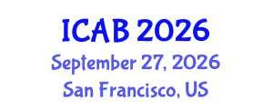 International Conference on Agriculture and Biotechnology (ICAB) September 27, 2026 - San Francisco, United States International Conference on Agriculture and Biotechnology (ICAB) September 27, 2026 - San Francisco, United States