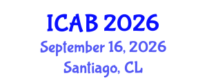 International Conference on Agriculture and Biotechnology (ICAB) September 16, 2026 - Santiago, Chile International Conference on Agriculture and Biotechnology (ICAB) September 16, 2026 - Santiago, Chile