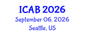International Conference on Agriculture and Biotechnology (ICAB) September 06, 2026 - Seattle, United States International Conference on Agriculture and Biotechnology (ICAB) September 06, 2026 - Seattle, United States
