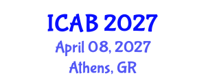 International Conference on Agriculture and Biotechnology (ICAB) April 08, 2027 - Athens, Greece International Conference on Agriculture and Biotechnology (ICAB) April 08, 2027 - Athens, Greece