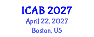 International Conference on Agriculture and Biotechnology (ICAB) April 22, 2027 - Boston, United States International Conference on Agriculture and Biotechnology (ICAB) April 22, 2027 - Boston, United States