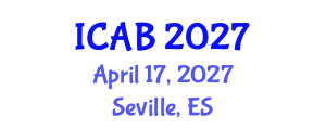 International Conference on Agriculture and Biotechnology (ICAB) April 17, 2027 - Seville, Spain International Conference on Agriculture and Biotechnology (ICAB) April 17, 2027 - Seville, Spain