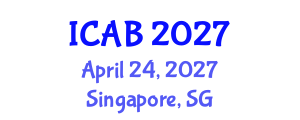 International Conference on Agriculture and Biotechnology (ICAB) April 24, 2027 - Singapore, Singapore International Conference on Agriculture and Biotechnology (ICAB) April 24, 2027 - Singapore, Singapore