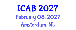 International Conference on Agriculture and Biotechnology (ICAB) February 08, 2027 - Amsterdam, Netherlands International Conference on Agriculture and Biotechnology (ICAB) February 08, 2027 - Amsterdam, Netherlands