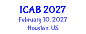 International Conference on Agriculture and Biotechnology (ICAB) February 10, 2027 - Houston, United States International Conference on Agriculture and Biotechnology (ICAB) February 10, 2027 - Houston, United States