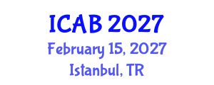 International Conference on Agriculture and Biotechnology (ICAB) February 15, 2027 - Istanbul, Turkey International Conference on Agriculture and Biotechnology (ICAB) February 15, 2027 - Istanbul, Turkey