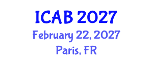 International Conference on Agriculture and Biotechnology (ICAB) February 22, 2027 - Paris, France International Conference on Agriculture and Biotechnology (ICAB) February 22, 2027 - Paris, France
