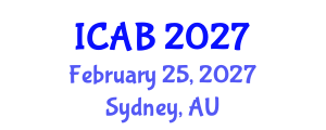 International Conference on Agriculture and Biotechnology (ICAB) February 25, 2027 - Sydney, Australia International Conference on Agriculture and Biotechnology (ICAB) February 25, 2027 - Sydney, Australia