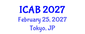 International Conference on Agriculture and Biotechnology (ICAB) February 25, 2027 - Tokyo, Japan International Conference on Agriculture and Biotechnology (ICAB) February 25, 2027 - Tokyo, Japan