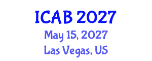 International Conference on Agriculture and Biotechnology (ICAB) May 15, 2027 - Las Vegas, United States International Conference on Agriculture and Biotechnology (ICAB) May 15, 2027 - Las Vegas, United States