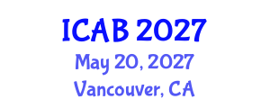 International Conference on Agriculture and Biotechnology (ICAB) May 20, 2027 - Vancouver, Canada International Conference on Agriculture and Biotechnology (ICAB) May 20, 2027 - Vancouver, Canada