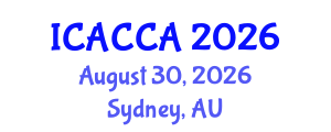 International Conference on Agriculture and Climate Change Adaptation (ICACCA) August 30, 2026 - Sydney, Australia