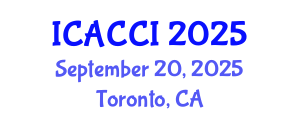 International Conference on Agriculture and Climate Change Impacts (ICACCI) September 20, 2025 - Toronto, Canada