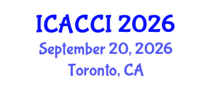 International Conference on Agriculture and Climate Change Impacts (ICACCI) September 20, 2026 - Toronto, Canada