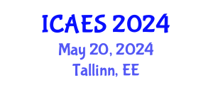 International Conference on Agriculture and Environmental Systems (ICAES) May 20, 2024 - Tallinn, Estonia