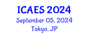 International Conference on Agriculture and Environmental Systems (ICAES) September 05, 2024 - Tokyo, Japan