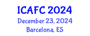 International Conference on Agriculture and Field Crops (ICAFC) December 23, 2024 - Barcelona, Spain