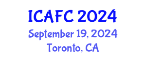 International Conference on Agriculture and Field Crops (ICAFC) September 19, 2024 - Toronto, Canada