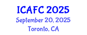 International Conference on Agriculture and Field Crops (ICAFC) September 20, 2025 - Toronto, Canada