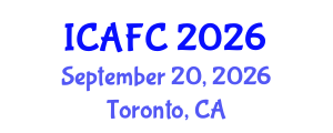 International Conference on Agriculture and Field Crops (ICAFC) September 20, 2026 - Toronto, Canada