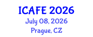 International Conference on Agriculture and Food Engineering (ICAFE) July 08, 2026 - Prague, Czechia