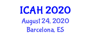 International Conference on Agriculture and Horticulture (ICAH) August 24, 2020 - Barcelona, Spain