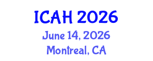 International Conference on Agriculture and Horticulture (ICAH) June 14, 2026 - Montreal, Canada