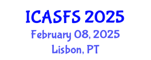 International Conference on Agriculture and Sustainable Food Systems (ICASFS) February 08, 2025 - Lisbon, Portugal