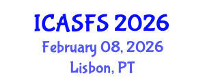 International Conference on Agriculture and Sustainable Food Systems (ICASFS) February 08, 2026 - Lisbon, Portugal