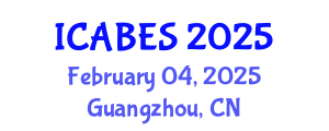 International Conference on Agriculture, Biology and Environmental Sciences (ICABES) February 04, 2025 - Guangzhou, China