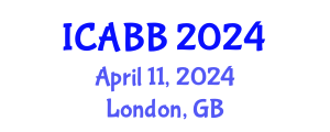 International Conference on Agriculture, Biotechnology and Bioengineering (ICABB) April 11, 2024 - London, United Kingdom