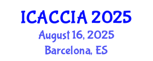 International Conference on Agriculture, Climate Change Impacts and Adaptation (ICACCIA) August 16, 2025 - Barcelona, Spain