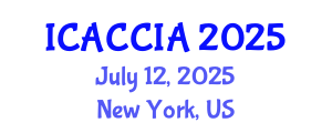 International Conference on Agriculture, Climate Change Impacts and Adaptation (ICACCIA) July 12, 2025 - New York, United States