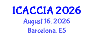 International Conference on Agriculture, Climate Change Impacts and Adaptation (ICACCIA) August 16, 2026 - Barcelona, Spain