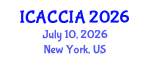 International Conference on Agriculture, Climate Change Impacts and Adaptation (ICACCIA) July 10, 2026 - New York, United States