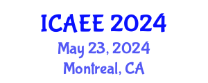 International Conference on Agriculture, Ecosystems and Environment (ICAEE) May 23, 2024 - Montreal, Canada