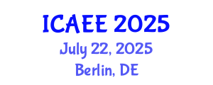 International Conference on Agriculture, Ecosystems and Environment (ICAEE) July 22, 2025 - Berlin, Germany