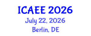 International Conference on Agriculture, Ecosystems and Environment (ICAEE) July 22, 2026 - Berlin, Germany