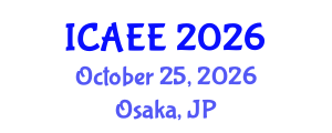 International Conference on Agriculture, Ecosystems and Environment (ICAEE) October 25, 2026 - Osaka, Japan International Conference on Agriculture, Ecosystems and Environment (ICAEE) October 25, 2026 - Osaka, Japan